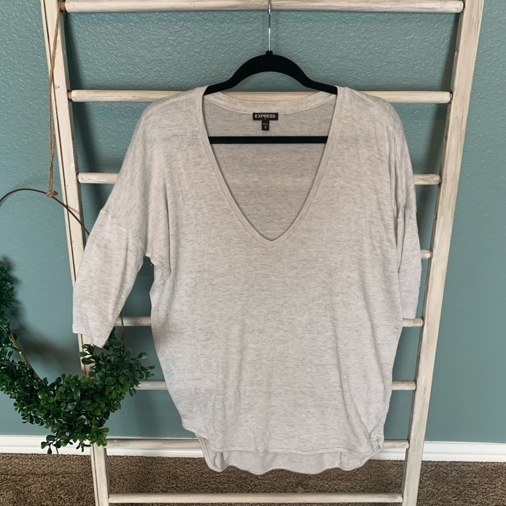 Express Lightweight grey sweater size M